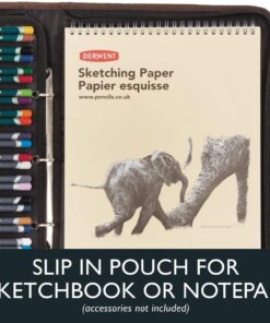 Derwent Carry-All A4 Folio, for Artist, Drawing Supplies Accessory, Stores 68 Pencils, Beige (2302619) Carry All 68 Capacity (Beige) 11 61StLwNCrnL