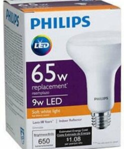 Philips 65W Equivalent LED BR30 Soft Flood Light Bulb with Dimmable Warm Glow, White Soft White with Warm Glow (1 Pack) Standard Packaging 5 61StUS4v51L