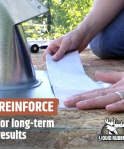 Liquid Rubber Peel and Stick Seam Tape - Fix Leaks, Repair and Restore Roof Joints and Tears, Bonds to EPDM, Metal, Tiles, Shingles, Wood, and Fiberglass Easy to Use, 2 Inch x 50 Foot Roll 2" x 50' 14 61StYKTdKYL