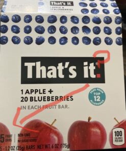 That's it. Apple + Pear 100% Natural Real Fruit Bar, Best High Fiber Vegan, Gluten Free Healthy Snack, Paleo for Children & Adults, Non GMO No Added Sugar, No Preservatives Energy Food (12 Pack) 12 Count (Pack of 1) 21 61SuBivy0hL