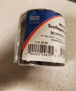 Carson Dellosa 36 Ft Scalloped Black and White Polka Dot Bulletin Board Borders, Classroom Borders for Bulletin Board, White Board, Cork Board, Locker, and Classroom Décor, Bulletin Board Trim Black & White Dots 37 61SuWG2hARL 1