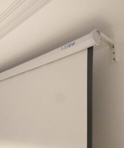 VIVO Wall Hanging 6" Adjustable L-Bracket Mount Plate Hook Kit for Projector Screens (MOUNT-PS01) White 32 61SvJqbn4L