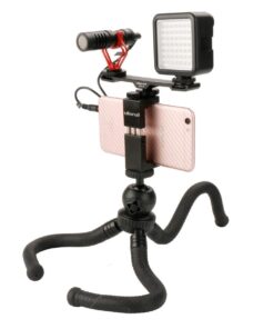 Ulanzi PT-2 Aluminum Universal Cold Shoe Extension Bracket 2 Hot Shoe Mounts Extension Bar Dual Bracket with 1/4" Thread Holes for iPhone Nikon Canon Sony DSLR Camera Flash LED Video Light Microphone 23 61SvVg HgTL