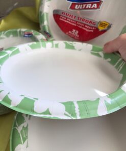 Dixie Ultra Disposable Plates, 8 1/2 Inch, 32 Count, Design/Color May Vary (Pack of 4) 32 Count (Pack of 4) 11 61SvXzRjrzL