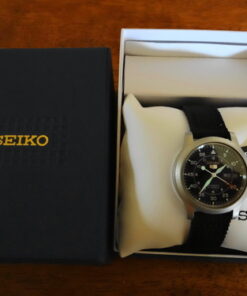 SEIKO Men's SNK809 5 Automatic Stainless Steel Watch with Black Canvas Strap 53 61Swzkmw9ZL