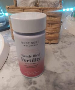 Ready Bird Women's Fertility Vitamins, Conception Supplement & Prenatal Multivitamin for Women, Methylfolate (Folic Acid), Whole Food Herbal Blend, Vegan, Includes Bonus Tips to Get Pregnant, 30 Ct 30 Count (Pack of 1) 32 61Sx3jmymYL
