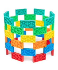 Bulk Dominoes Kinetic Domino Kit | Dominoes Set, STEM STEAM Small Toys, Family Games for Kids, Kids Toys and Games, Building, Toppling, Chain Reaction Sets (204pc) Genius 204pc 12 61SyUeyICdL