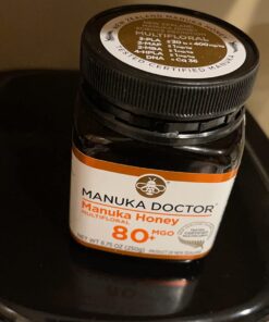 MANUKA DOCTOR - MGO 80+ Manuka Honey Multifloral, 100% Pure New Zealand Honey. Certified. Guaranteed. RAW. Non-GMO (8.75oz) Multifloral MGO 80 8.75 Ounce 31 61SynKghH L