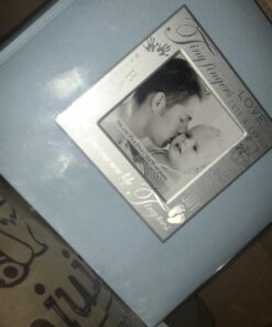 MCS 200-Pocket Fabric Baby 4x6 Photo Album with Writing Space, 8.5 x 8.5 Inches, Baby Blue 16 61T j7VYLL