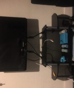 Furinno Turn-N-Tube Rounded Corner TV Entertainment Center, Black/Grey 6-Tiers with Round Corner 34 61T00tp5WIL