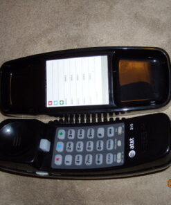 AT&T 210 Basic Trimline Corded Phone, No AC Power Required, Wall-Mountable, Black 51 61T0Up6FUZL