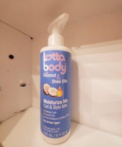 Lotta Body, Coconut Oil and Shea Moisturize Me Curl & Style Milk, Defines Curls, Anti Frizz, Adds Moisture & Shine 8 Fl Oz 8 Fl Oz (Pack of 1) 22 61T2gp04tyL