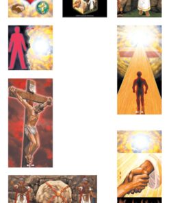 E3 Resources EvangeFold - Gospel & Salvation Sharing Tract - E-Fold Paper Foldable Portable Evangelism Tool 8 61T5ORrQXlL