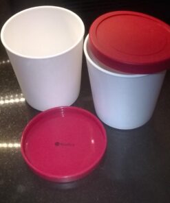 StarPack Ice Cream Containers for Homemade Ice Cream (2 Pcs) - Reusable Ice Cream Storage Containers for Freezer - Leak-Free Ice Cream Containers with Lids (Silicone) - 1 Liter per Ice Cream 2 Pc Set (Large) 33 61T78N8gkcL