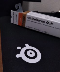 SteelSeries QcK Gaming Mouse Pad - Large Cloth - Optimized For Gaming Sensors Classic Black 39 61T7lzASWL
