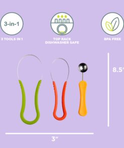 Alternative view of Chef'n Scoop Troop Melon Baller and Fruit Scoop Set