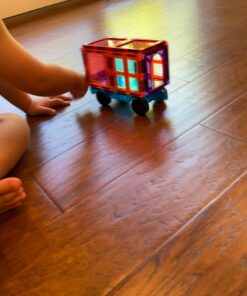 Magnetic Tiles Kids Toys STEM Magnet Toys for Toddler Magnetic Blocks Building Toys Preschool Learning Sensory Montessori Toys for 3+ Year Old Boys and Girls, Safe Creativity Toddler Kids Toys 28 61T8F0Tt4qL