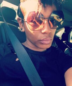 SA106 Mirrored Lens Octagon Oversize Designer Fashion Sunglasses Black 13 61TBYlMDLOL