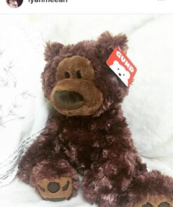 GUND Philbin Classic Teddy Bear, Premium Stuffed Animal for Ages 1 and Up, Chocolate Brown, 12” 51 61TDFsdOmBL 1