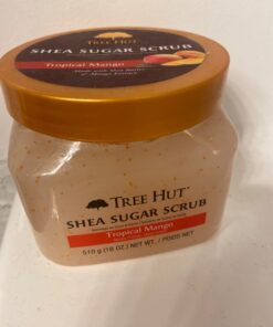 Tree Hut Shea Sugar Scrub Tropical Mango, 18oz, Ultra Hydrating and Exfoliating Scrub for Nourishing Essential Body Care Mango Puree 1.12 Pound (Pack of 1) 53 61TDit8DTxL