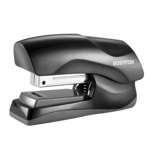 Bostitch Office Heavy Duty Stapler, 40 Sheet Capacity, No Jam, Half Strip, Fits into the Palm of Your Hand, For Classroom, Office or Desk, Black