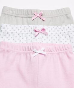 Luvable Friends Baby Boys' Cotton Pants 9-12 Months Gray Dot 5 61TFUGI6hS