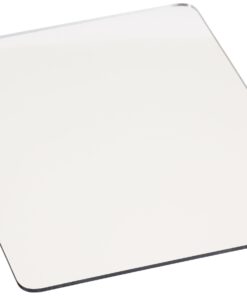 School Smart Rounded Corner Personal Acrylic Mirror with Magnetic Back, 5 L x 7 W in, Assorted Transparent Color - 247465 School Smart