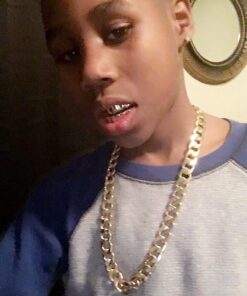 New Custom Fit 14k Gold Plated Hip Hop Teeth Grillz Caps Top & Bottom Grill Set 33 61TIWuzHlaL