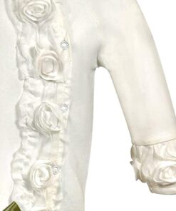 Alternative view of Stephan Baby Girls' Baby Sleeper 2 Piece Set White
