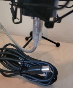 USB Microphone, MAONO 192KHZ/24Bit Plug & Play PC Computer Podcast Condenser Cardioid Metal Mic Kit with Professional Sound Chipset for Recording, Gaming, Singing, YouTube (AU-A04) Black 39 61TKSciGFVL