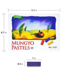 Mungyo Non Toxic Square Chalk, Soft Pastel, 64 Pack, Assorted Colors (B441R078-7003A) 29 61TM1zVKZCL