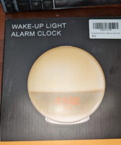 Sunrise Alarm Clock for Heavy Sleepers, Wake Up Light with Sunrise/Sunset Simulation, Dual Alarms & Natural Sounds, Snooze & Sleep Aid, FM Radio, 7 Colors Night Light for Bedroom, Ideal for Gift Classic Version 42 61TNBlDOMVL