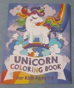 Unicorn Coloring Book: For Kids Ages 4-8 (US Edition) (Silly Bear Coloring Books) 23 61TQjrRM0DL