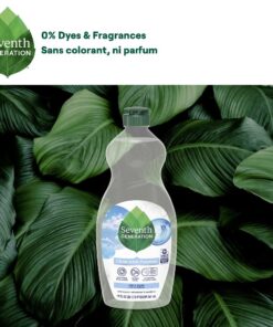 Seventh Generation Dish Liquid Soap, Free & Clear, 25 Oz, Pack of 6 Free and Clear 27 61TRAjI7zhL