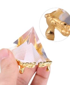 Alternative view of Petrichor 2.3 inches Crystal Feng Shui Crafts Pyramid for Prosperity, Positive Energy & Good Luck | Decoration & Gifts Small