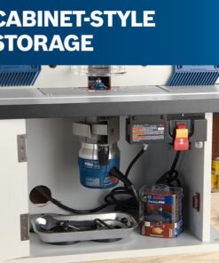 BOSCH RA1171 25-1/2 in. x 15-7/8 in. Benchtop Laminated MDF Top Cabinet Style Router Table with 2 Dust Collection Ports 47 61TVoUGAPIL