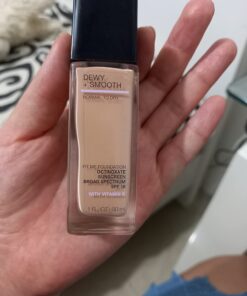 Maybelline Fit Me Dewy + Smooth Liquid Foundation Makeup, Ivory, 1 Count (Packaging May Vary) 1 Fl Oz (Pack of 1) 39 61TYJwE7TYL