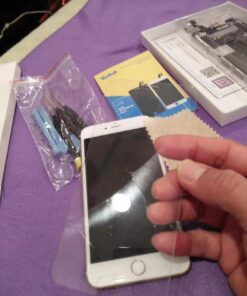 Yodoit for iPhone 6s Plus Screen Replacement Touch LCD Display Digitizer Glass Full Assembly Camera Home Button Proximity Sensor Earpiece Speaker + Tool 5.5 inches (Black) Black iPhone 6s Plus - Black 31 61TYLL8NtyL