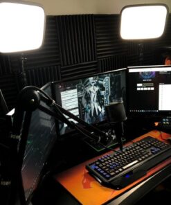 Elgato Key Light - Professional 2800 lumens Studio Light with desk clamp for Streaming, Recording and Video Conferencing, Temperature and Brightness app-adjustable on Mac, PC, iOS, Android 41 61TYkdj8E9L