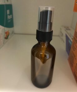 Vivaplex 12, Amber, 2 oz Glass Bottles, with Black Fine Mist Sprayers 31 61TYuIqNz9L
