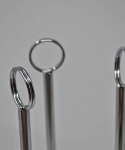 New Star Foodservice 23244 Ring-Clip Table Number Holder/Number Stand/Place Card Holder, 12-Inch, Set of 12 Silver 37 61TaL1msyCL