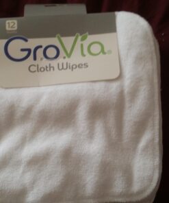 GroVia Reusable Cloth Diapering Wipes, 12 Count Multi 12 Count (Pack of 1) 37 61TbUSyysjL