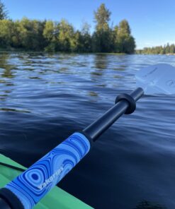 Yakgrips Paddle Grips for Take-Apart Kayak Paddle Shaft, Kayaking Accessories, Non-Slip Grip, Blister Prevention - Cascade Creek Blue Wave 23 61Tf3VtOAiL