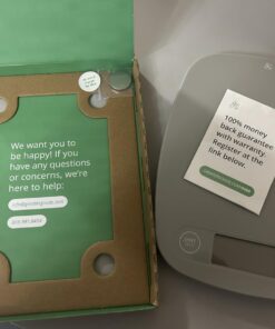 Greater Goods Gray Food Scale - Digital Display Shows Weight in Grams, Ounces, Milliliters, and Pounds | Perfect for Meal Prep, Cooking, and Baking | A Kitchen Necessity Designed in St. Louis Plastic Ash Grey 40 61Th1EQmFyL