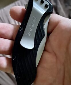 Kershaw Clash Pocketknife, 3" 8Cr13MoV Steel Drop Point Blade, Assisted One-Handed Flipper Opening, Folding Utility EDC 44 61TiuzKOUML