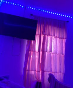 ZOZOO 100ft Led Lights for Bedroom(2 Rolls of 50ft), Smart RGB Led Strip Lights with 44-Key Remote & APP Control Music Sync with Color Changing for Home Party Festival Decoration 46 61TjUTimJGL