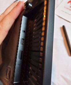 Frameo 10.1" WiFi Digital Picture Frame, Smart Digital Photo Frame with 16GB Storage, 1280x800 IPS HD Touch Screen, Auto-Rotate, Easy Setup to Share Photos or Videos Remotely via App from Anywhere HD 10.1 inch 46 61TkwfoR6WL