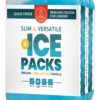 Healthy Packers Aqua Gel Ice Packs for Coolers, Set of 4, Freezer-Cold for Longer, Reusable, Safe and Durable, Compact Design, Easy to Clean 4-Pack 14 61TlnU1NhmL