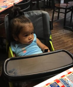 Summer Infant Pop ‘n Sit Portable Highchair, Green - Portable Highchair For Indoor/Outdoor Dining – Space Saver High Chair with Fast, Easy, Compact Fold, For 6 Months – 45 Pounds 42 61TmFbzI NL