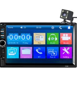 Qook Double Din Touch Screen Car Stereo 7’’LCD Car Radio Touchscreen BT with Rear View Camera Tape,MP5 Player, USB, SD Card, AUX Input,FM 2 Din Car Stereo, Wireless Remote Control 11 61TmHFPshtL